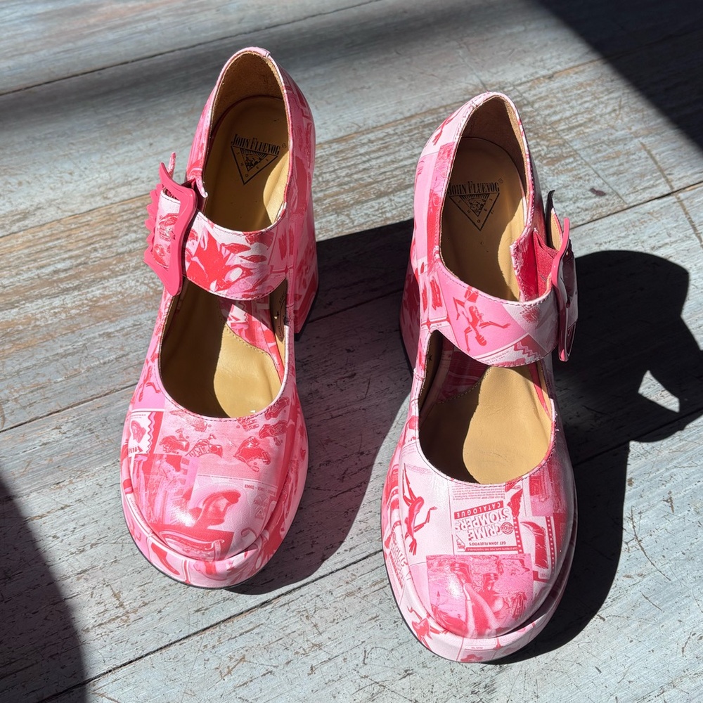 Pink Mary Jane Platforms!